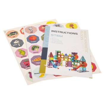 Klocki Magnetyczne Zestaw 202 elementów